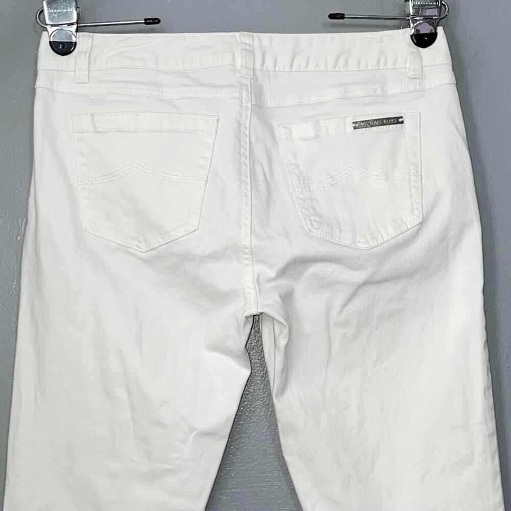 Michael Kors Women's Crisp White Skinny Jeans - Picture 4 of 4